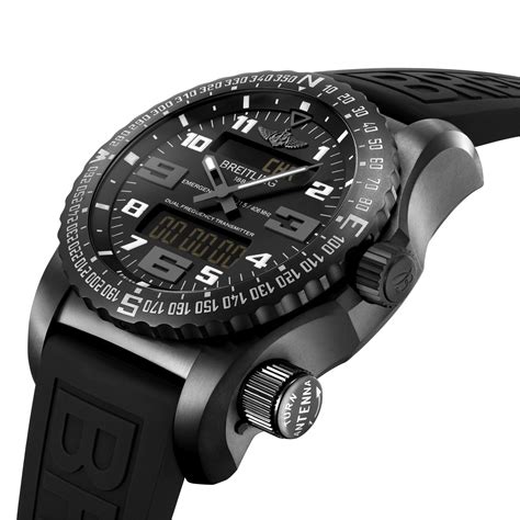 breitling emergency black|breitling dlc titanium alarm.